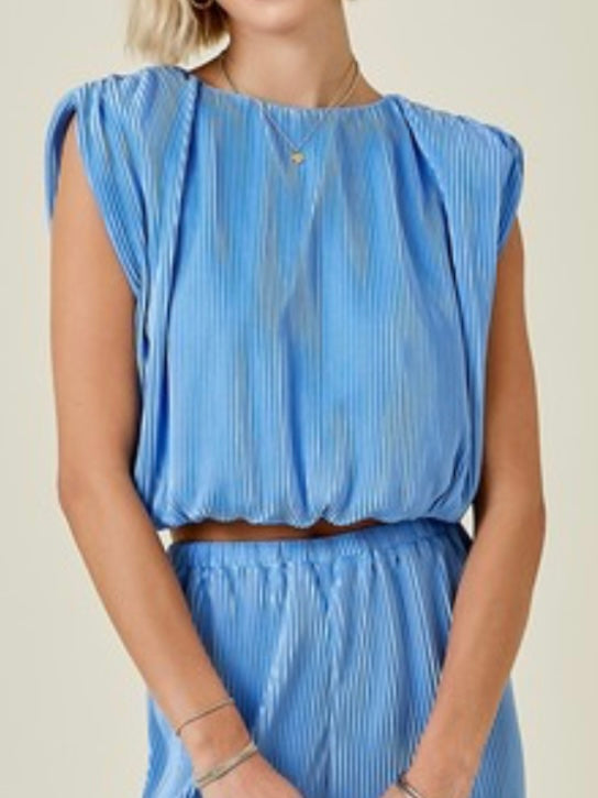 Crinkle Bubble Top