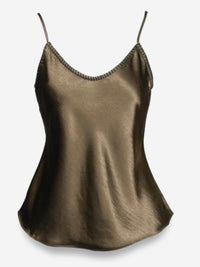 Whipstitch Satin Camisole