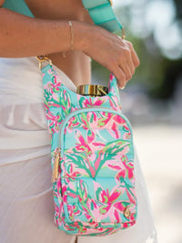 Print Water Bottle Crossbody Bag