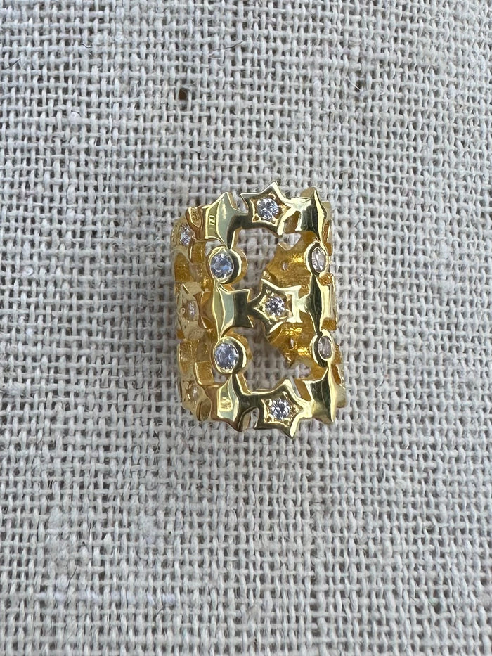 Triple Star Ear Cuff