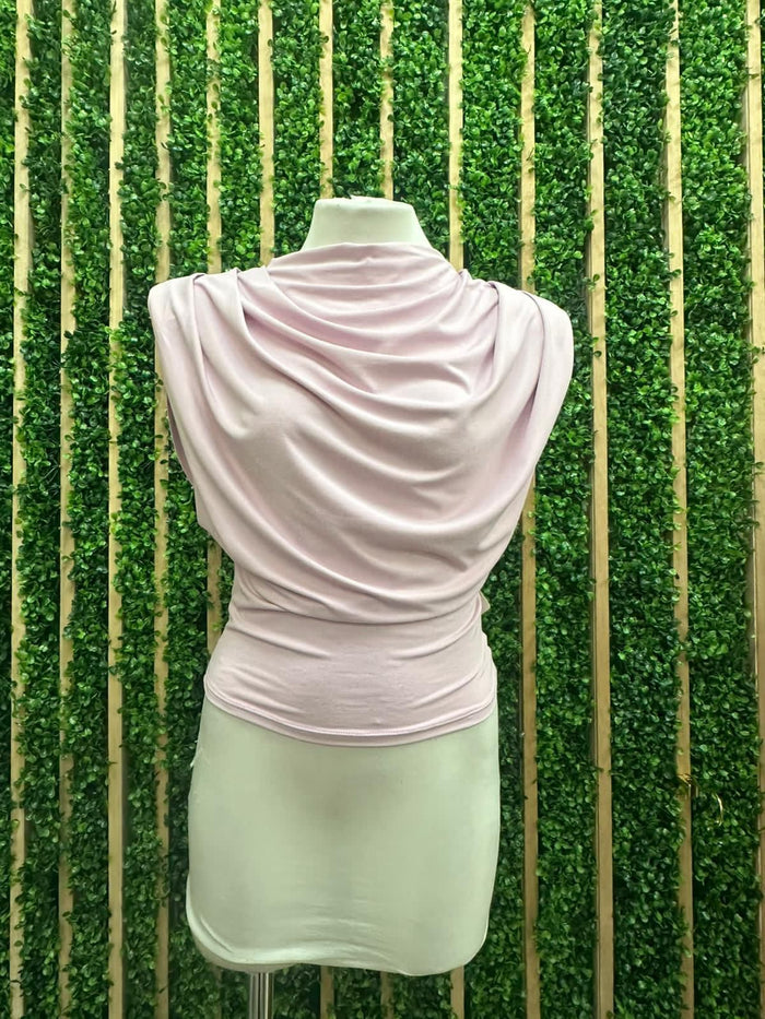 Cowl Neck Dressy Top