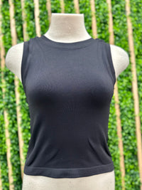 Cropped Seamless Muscle Tank