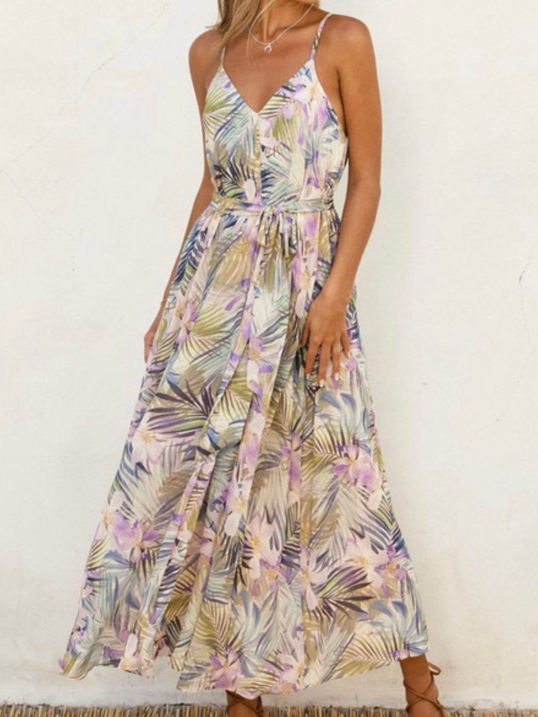 Pastel Tropicals MAxi Dress