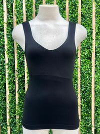 Smooth V Neck Basic Tank