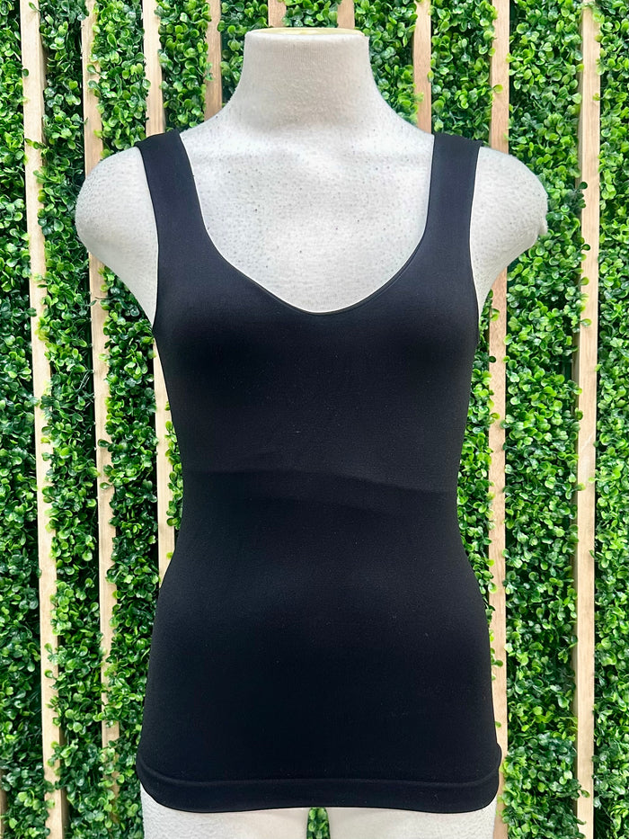 Smooth V Neck Basic Tank
