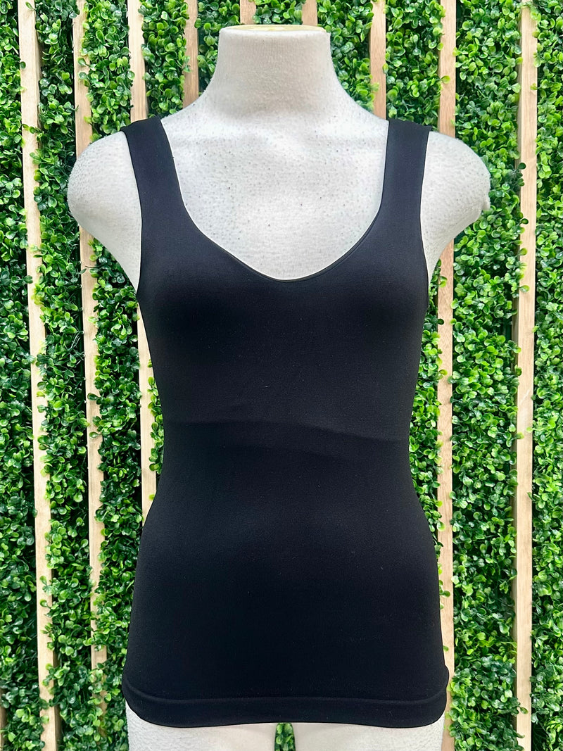 Smooth V Neck Basic Tank