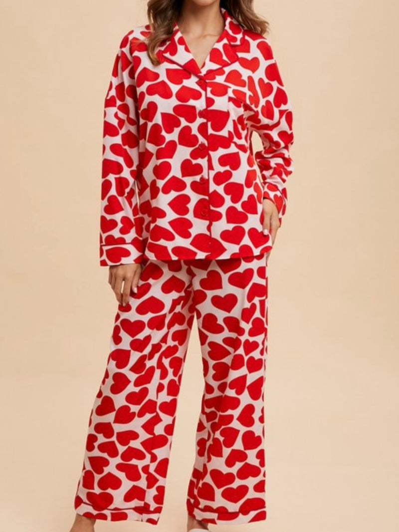 Heart Pijama Set