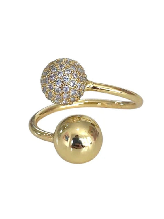 Double Sphere Ring