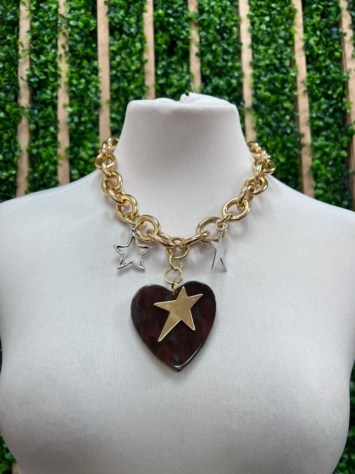 Coolskin Heart Star Necklace
