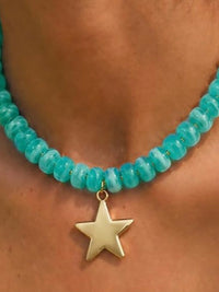 Coastal Star Bead Necklace