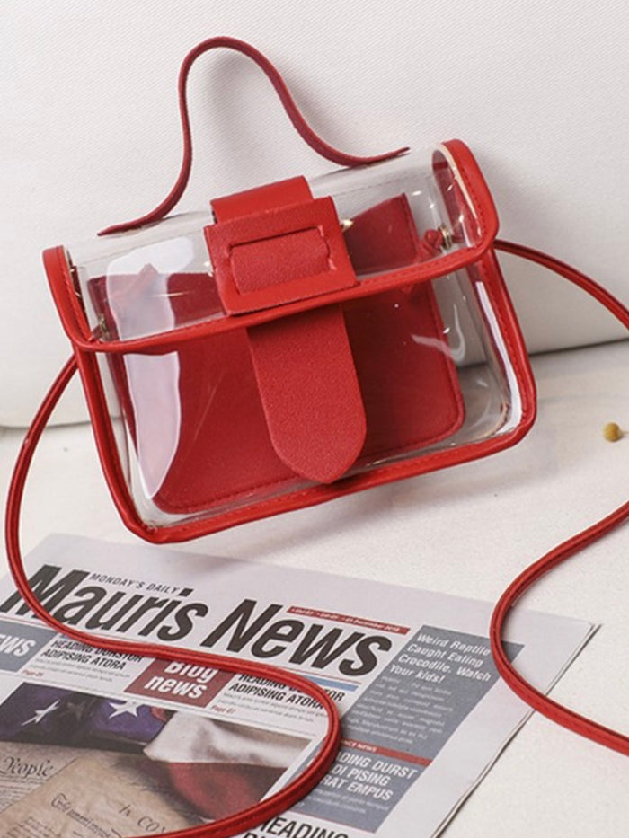 Full Color Clear Buckle Bag