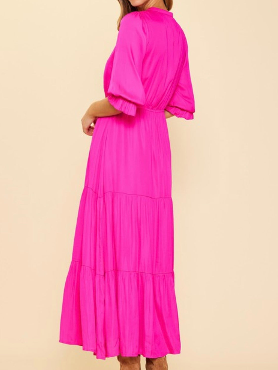 Beautiful Hyper Pink Maxi