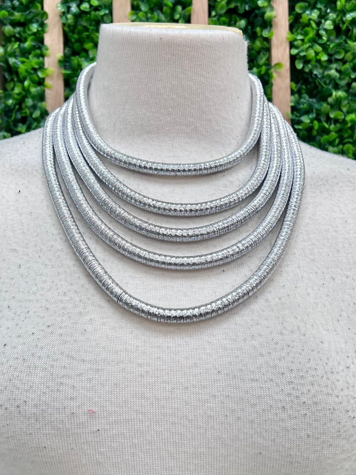 5 Layer Metallic Multilayer Necklace