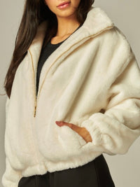 Faux Fur Collared Jacket