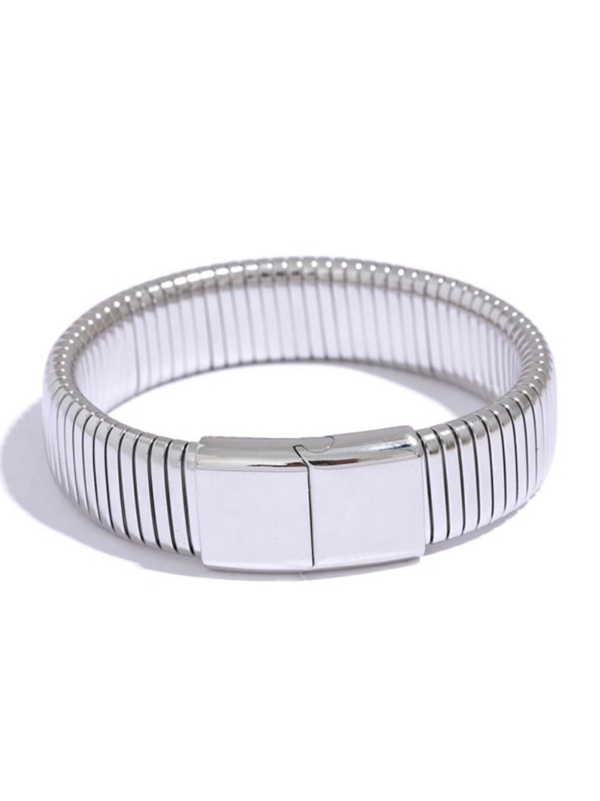 Wide Coil Cuban Bracelet