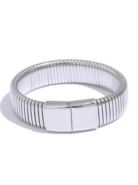 Wide Coil Cuban Bracelet