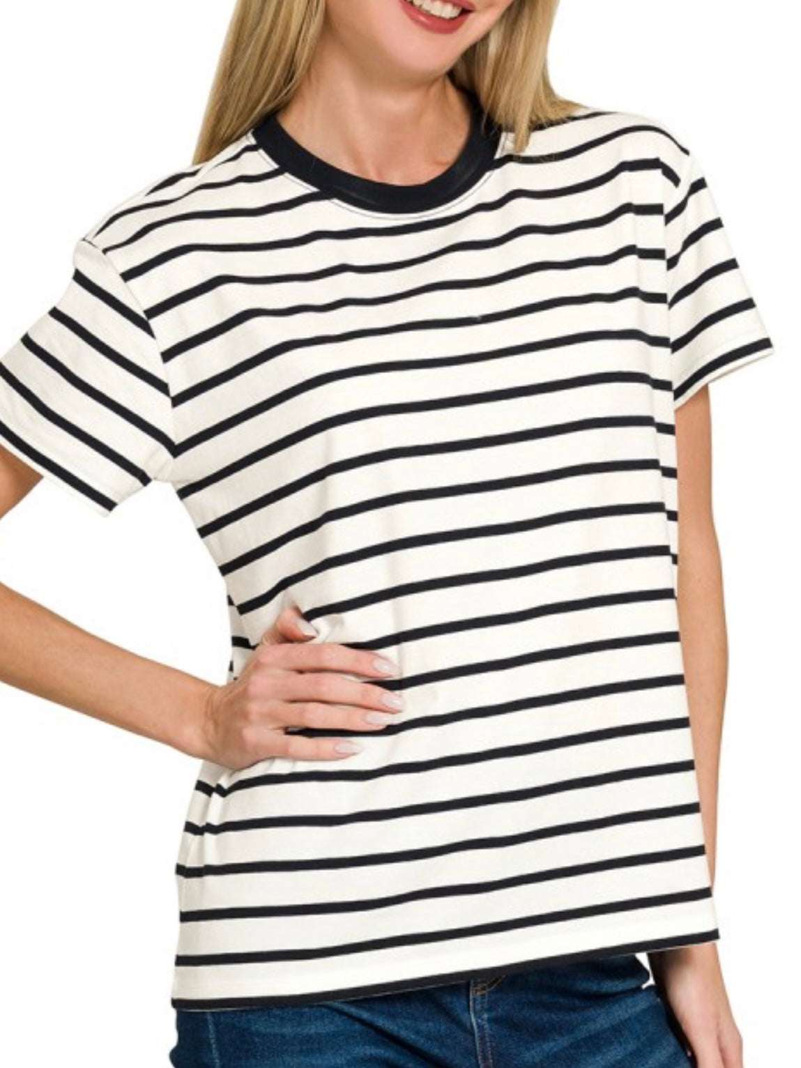 Coastal Stripe Essential Tee
