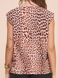 Animal print Muscle Tee