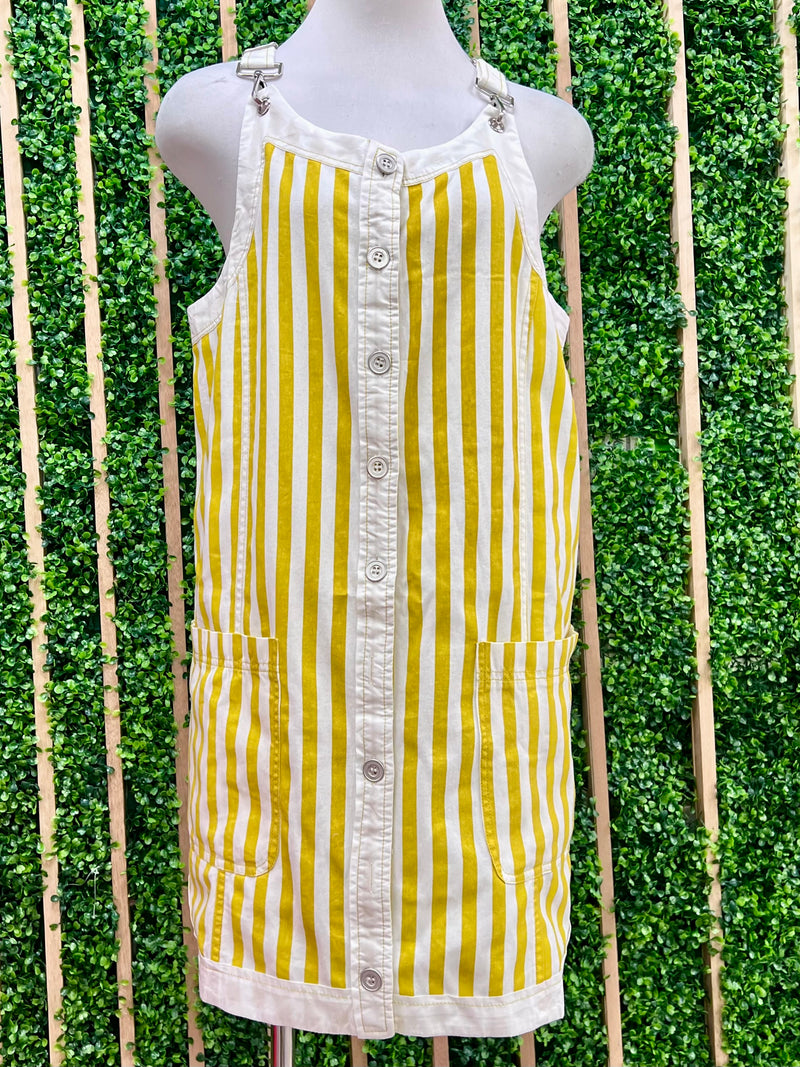 Sunshine Stripe Overall Dress