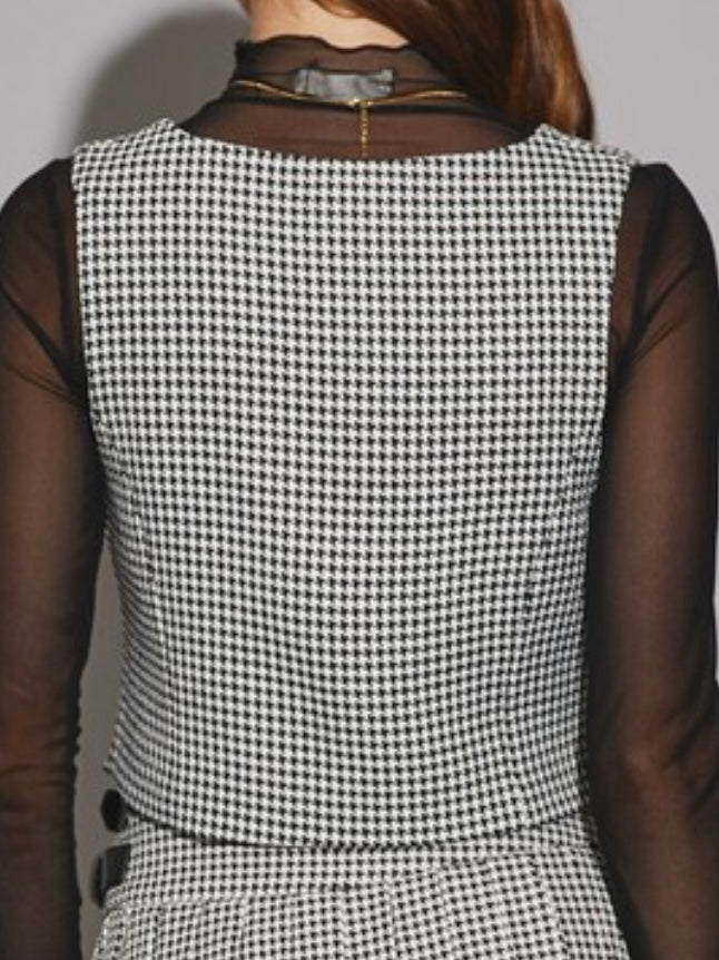 Checkered Vest Top