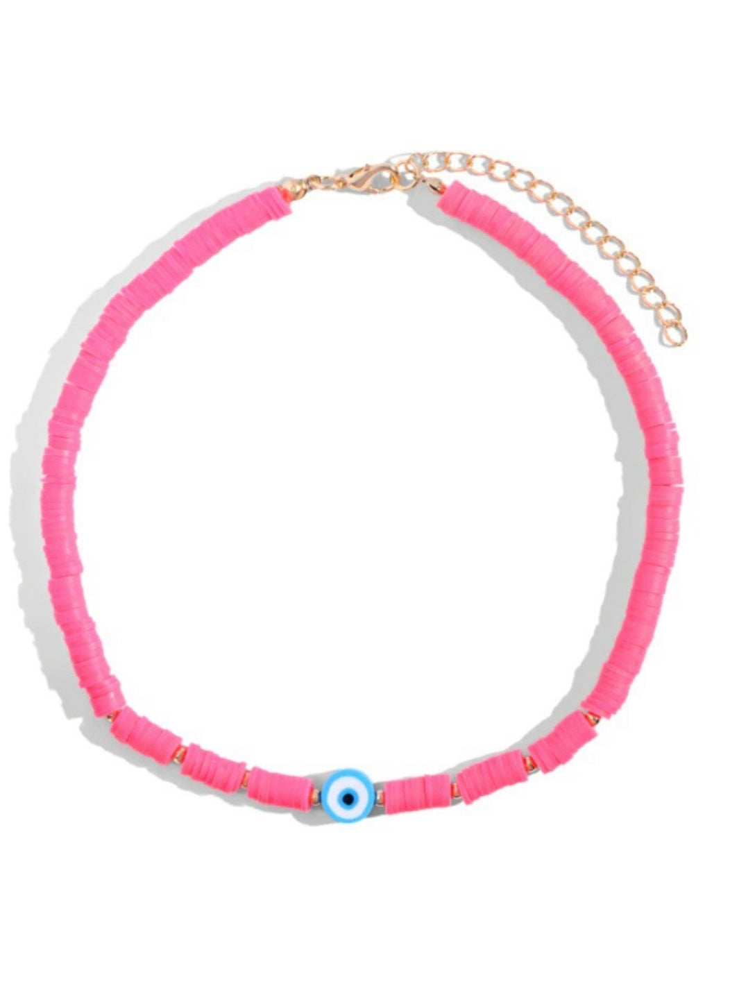 Evil Eye Clay Choker