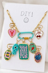 DIY Stainless Steel Coastal Charm Necklace