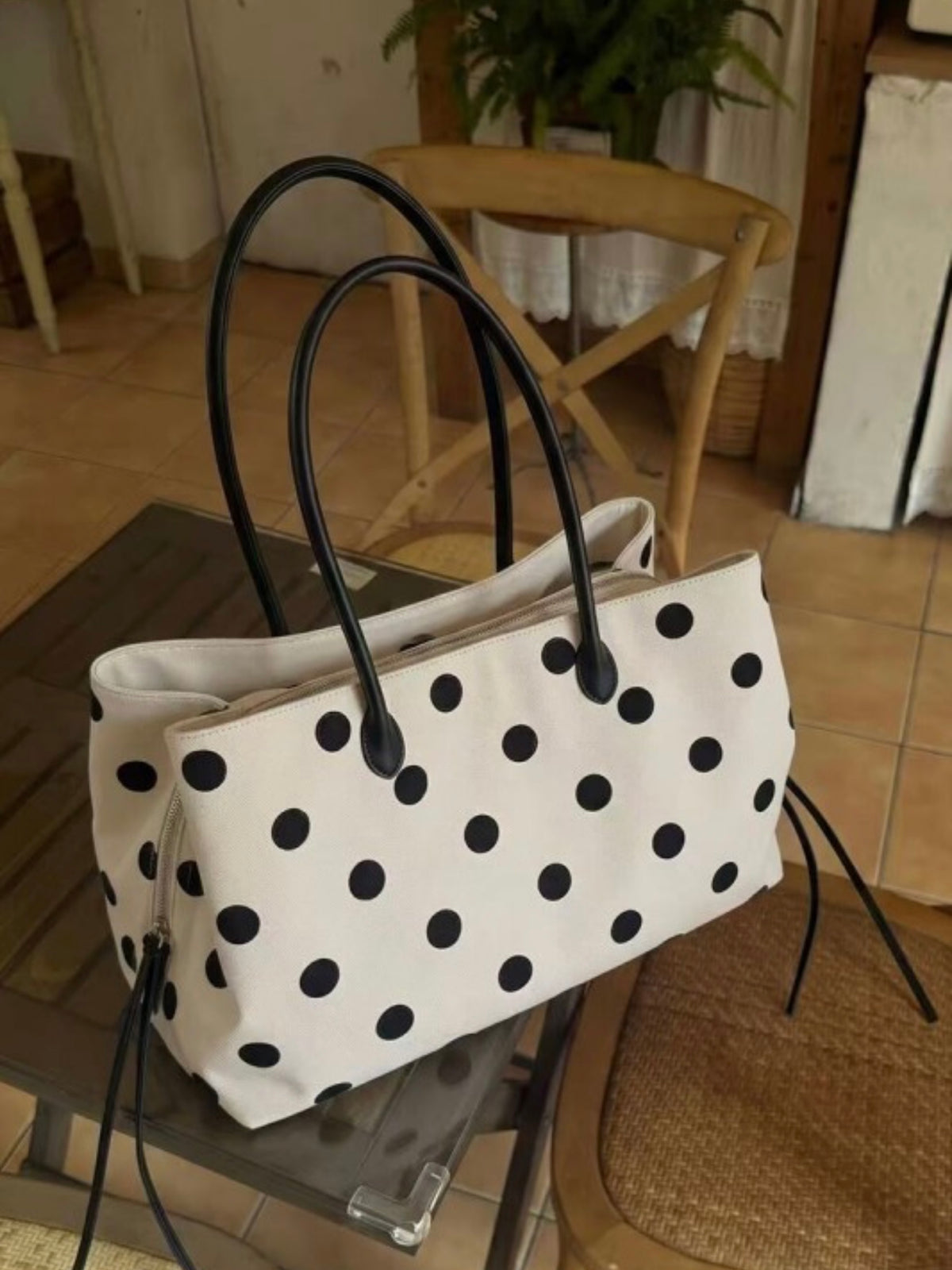 Polka Dot Everyday Tote Bag