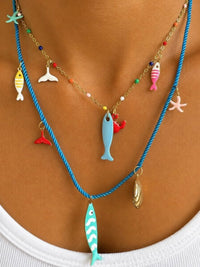 Coastal Treasures Layered Necklace Set