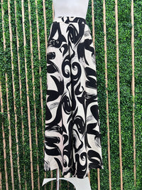 Black White Geo Pant