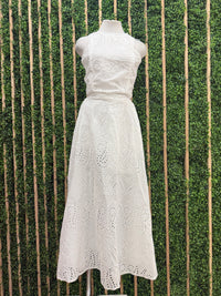 Beautiful Eyelet Midi Skirt