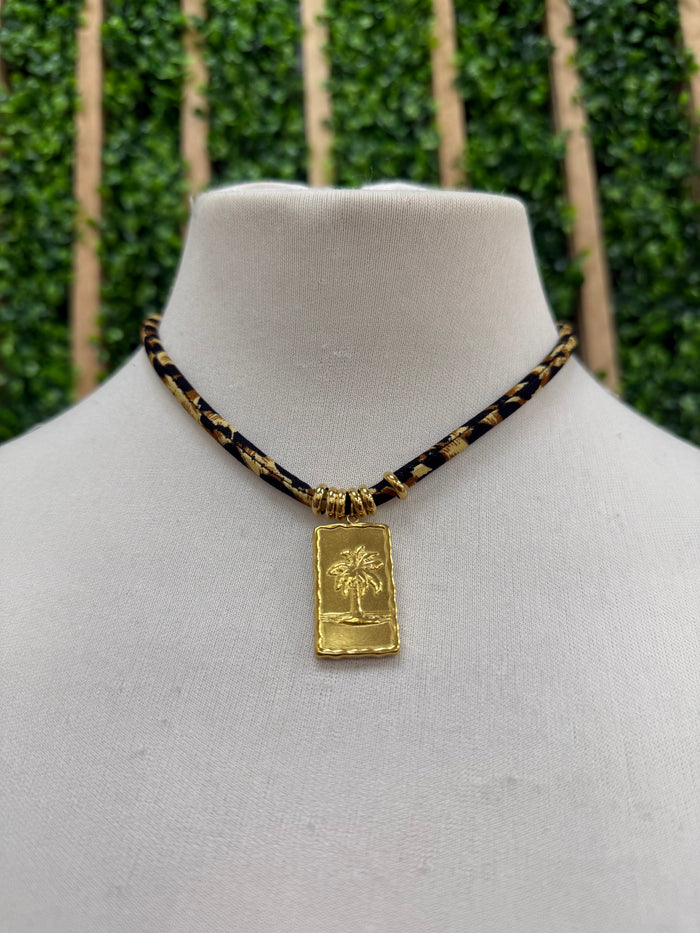 Leopard Print Necklace