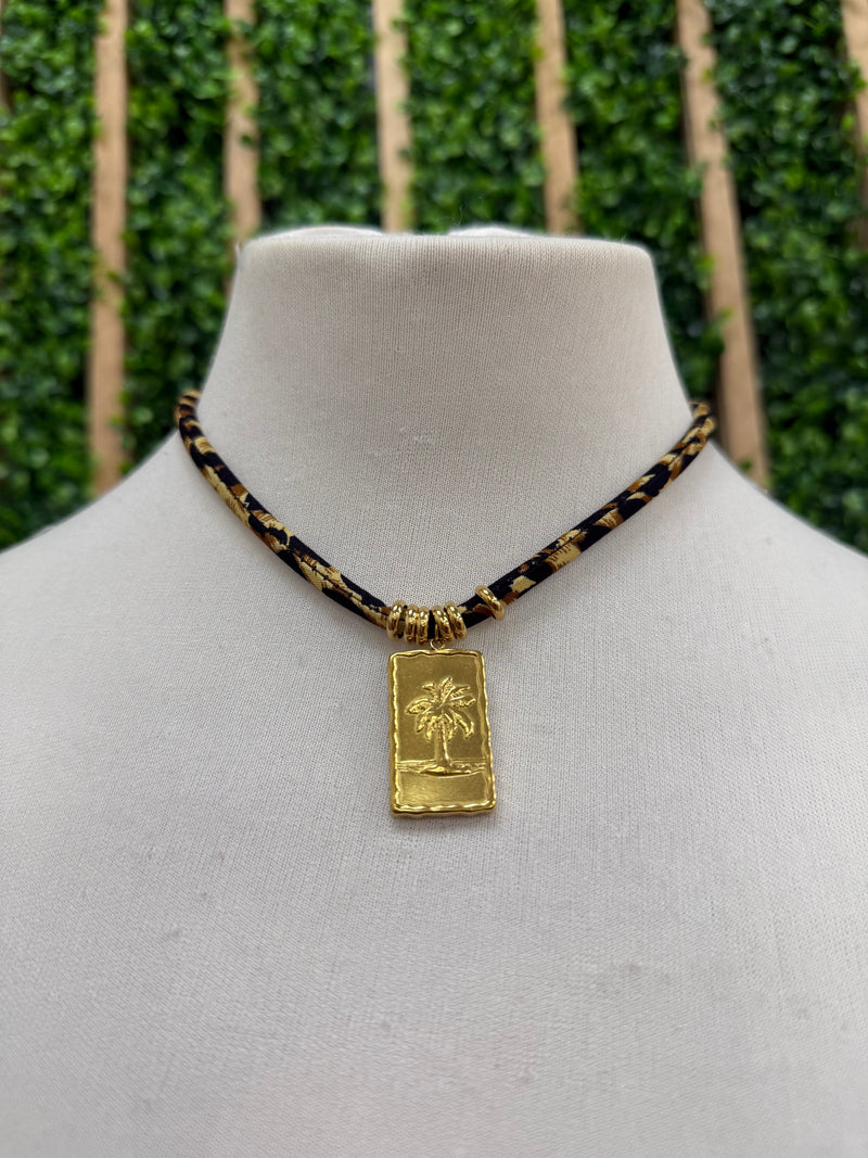 Leopard Print Necklace