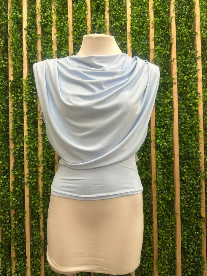 Cowl Neck Dressy Top