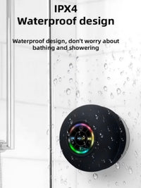 Portable Bathroom Bluetooth Led Speaker
