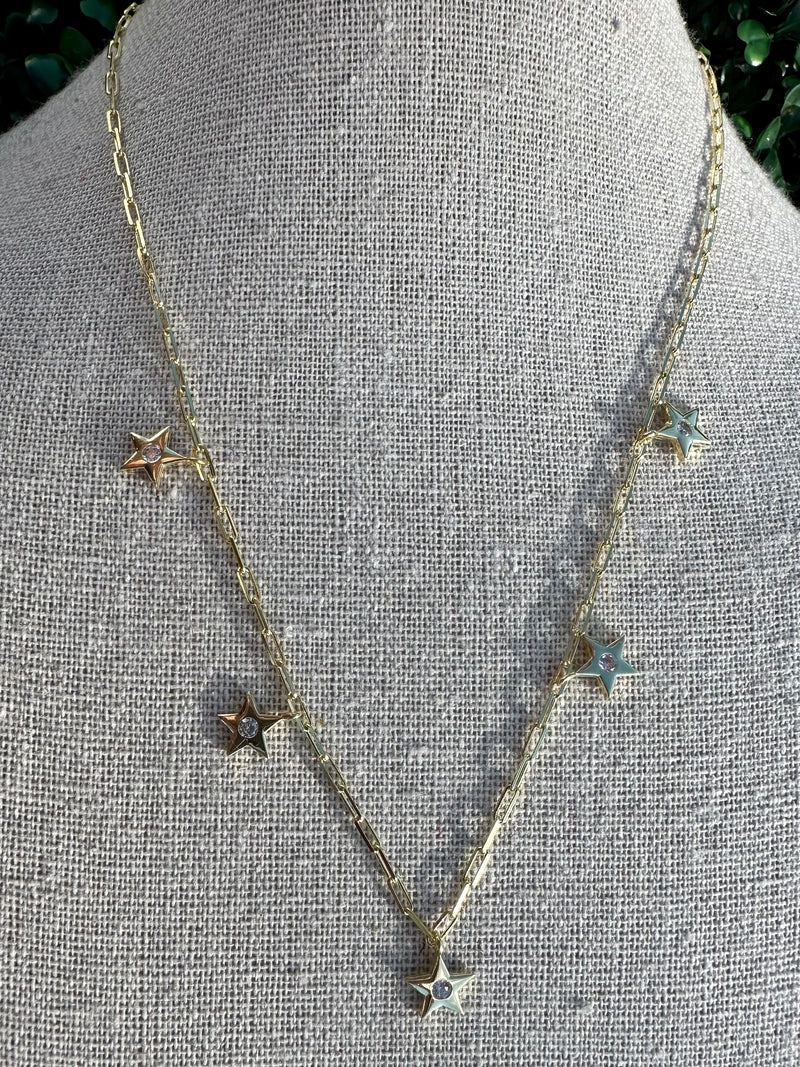 Dangly Star Necklace