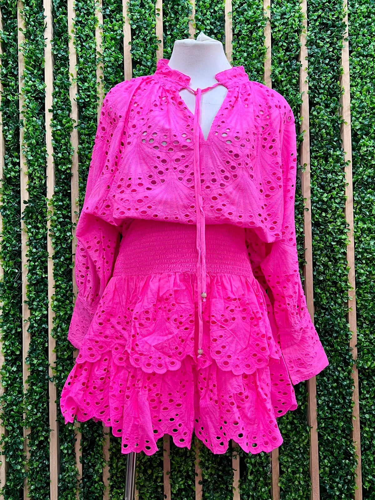 Exquisite Eyelet Boho Tiered Short Skirt