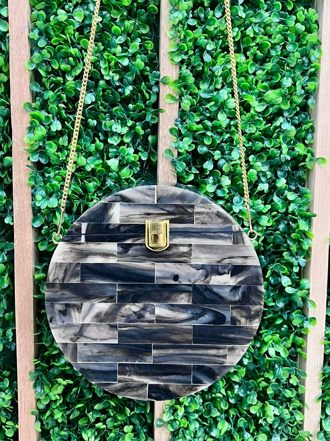 Elegant Boho Round Clutch