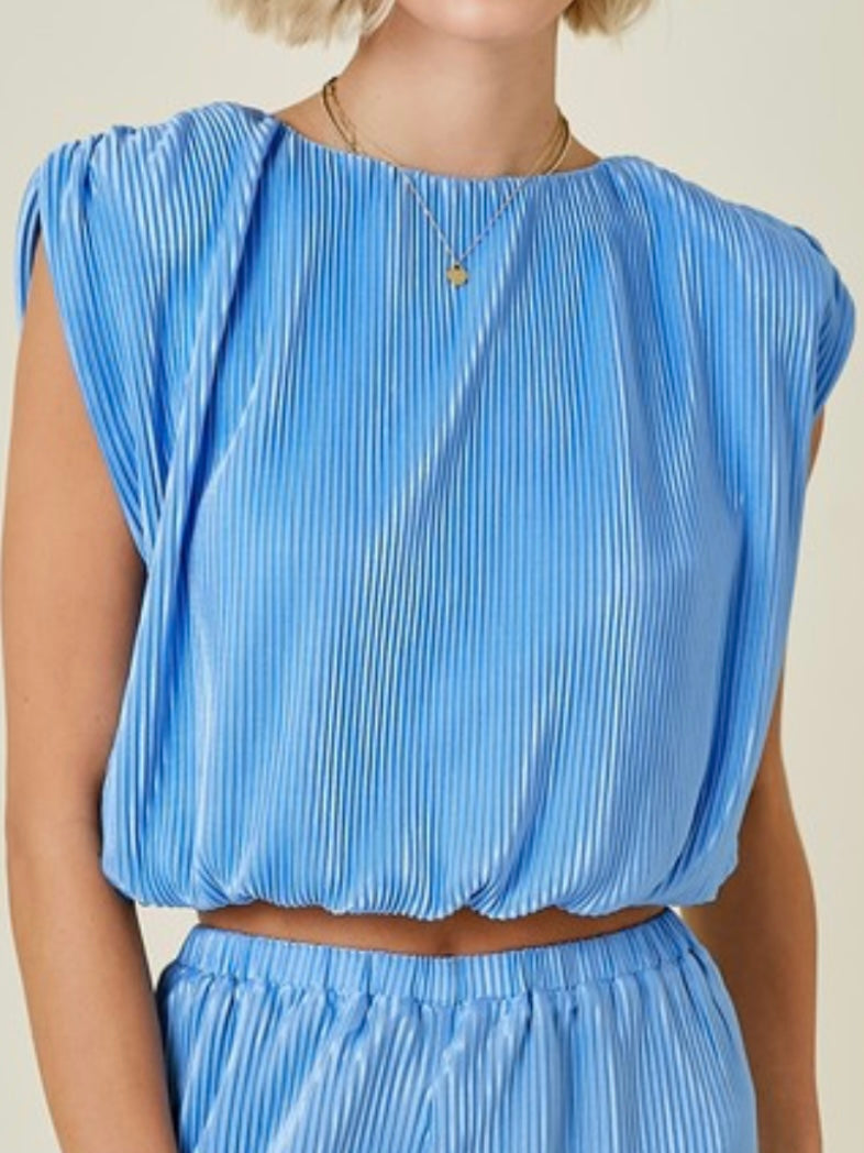 Crinkle Bubble Top