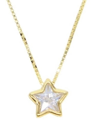 SJ Star Bezel Necklace