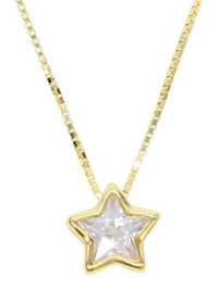 SJ Star Bezel Necklace