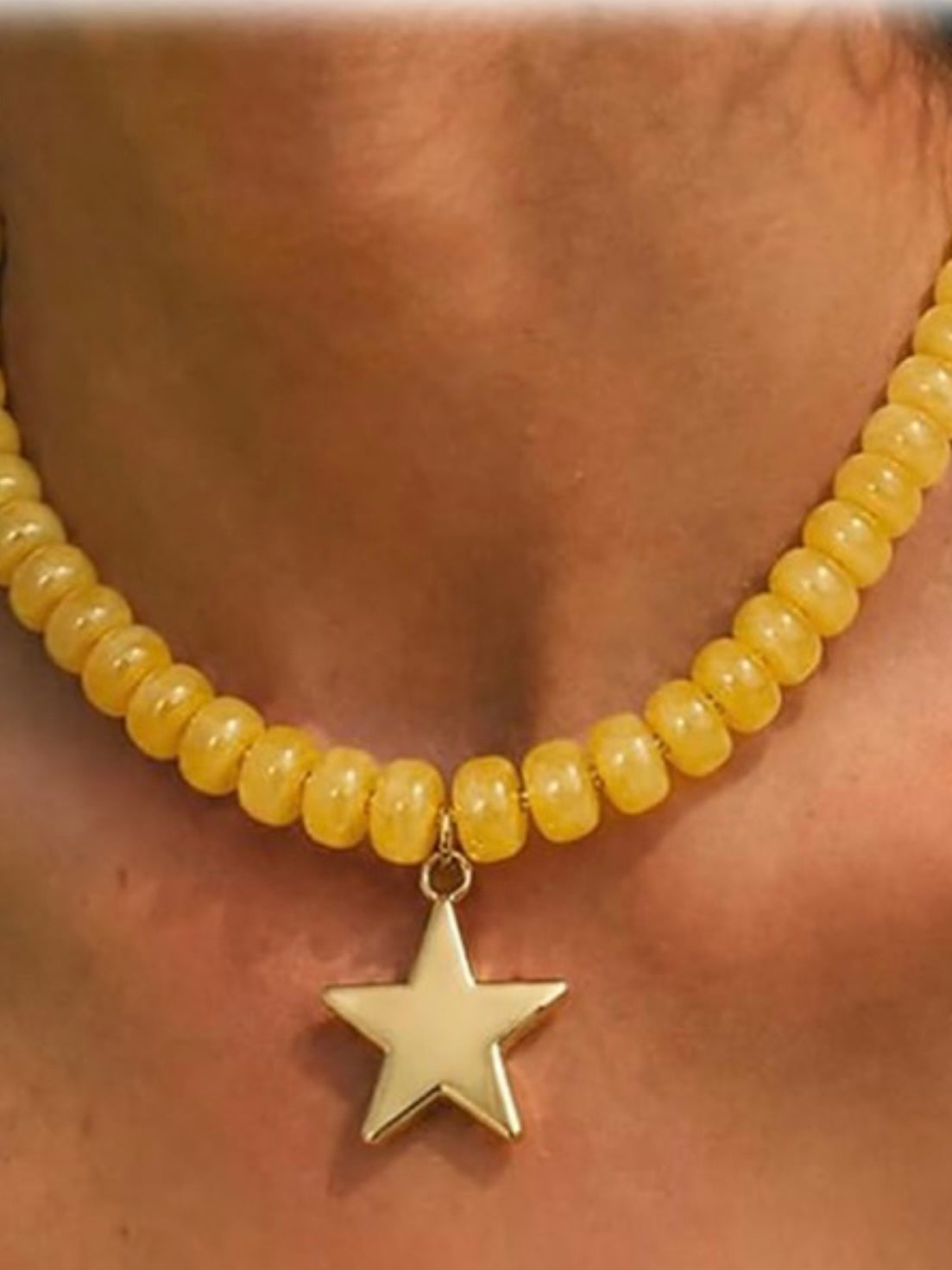 Coastal Star Bead Necklace