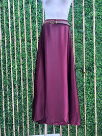 Satin A Line MAxi Skirt