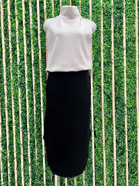 Scuba Modal Midi Skirt