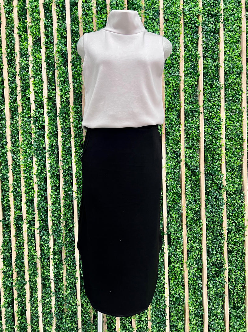 Scuba Modal Midi Skirt