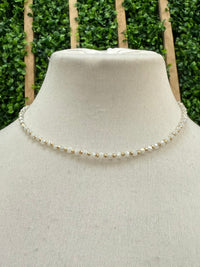 Gold Detail Crystal Chokers
