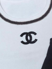 Chanel Inspo Fringe Knit Top