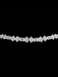 Marquise Stone Cluster Sash Ribbon Bridal Wedding Belt