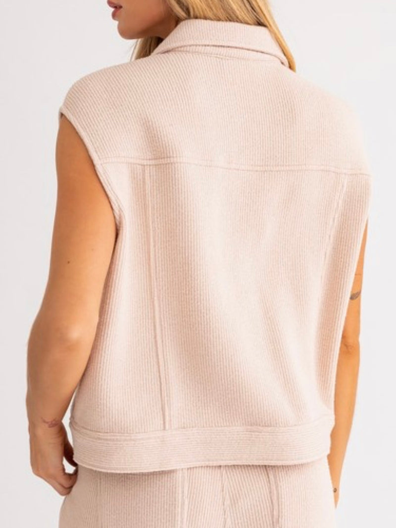 Exquisite Cream  Knit Cargo Set