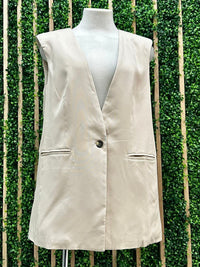 Oversized Long Vest