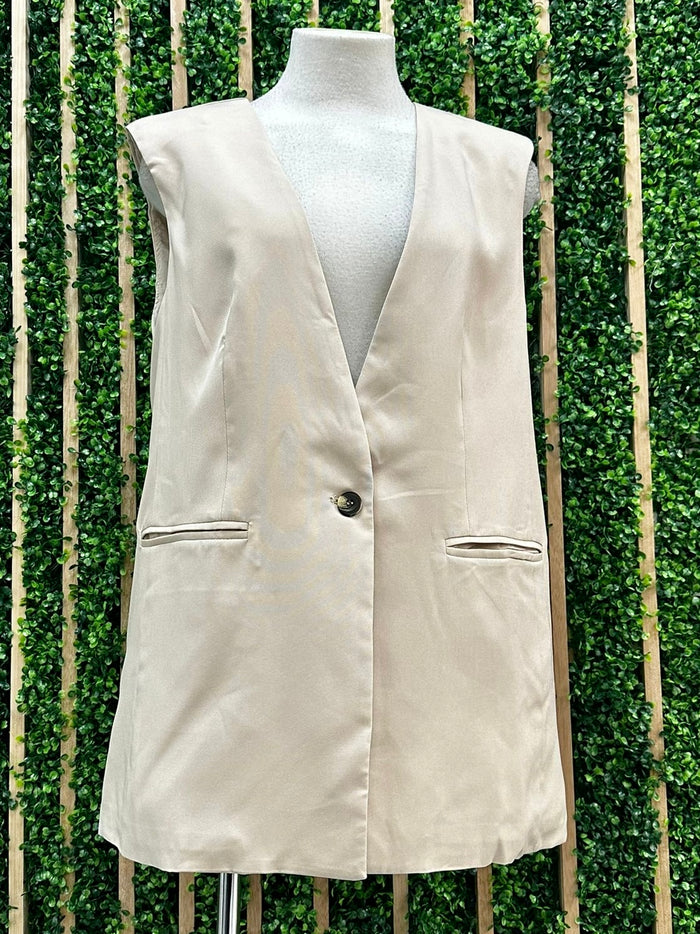 Oversized Long Vest